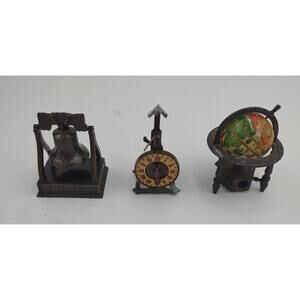 Vintage Metal Pencil Sharpeners Miniature Assorted Collectible Lot of 3